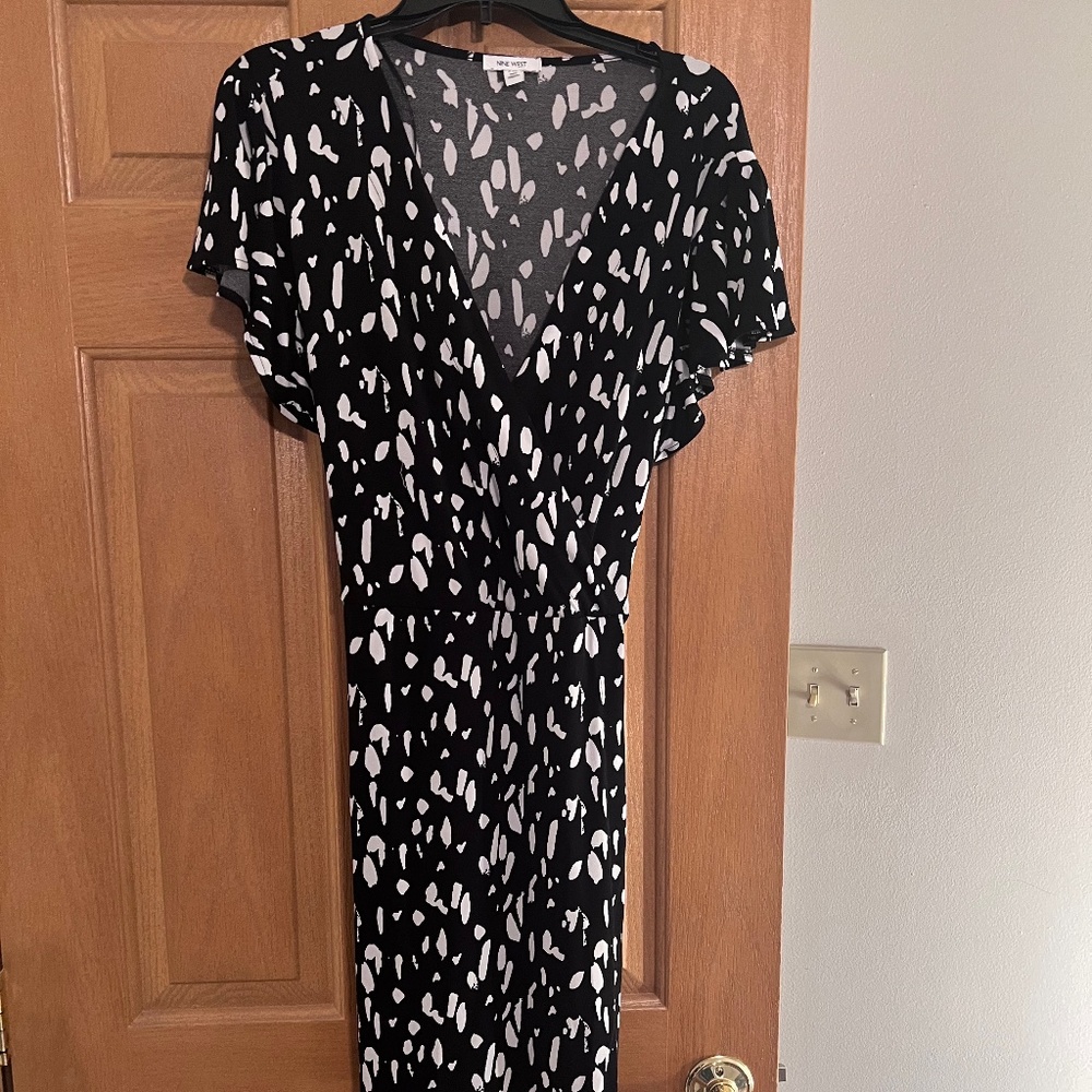 Nine West Faux wrap Dress with belt